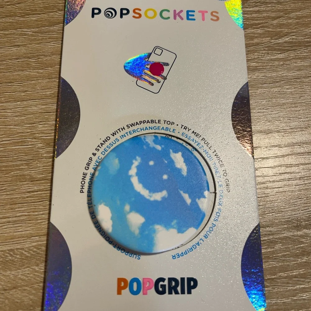 2 NEW Popsockets Popgrip: Clouds & Swirl (e)
